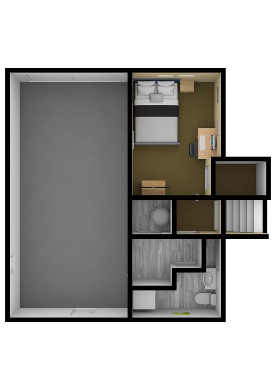 First floor plan rendering